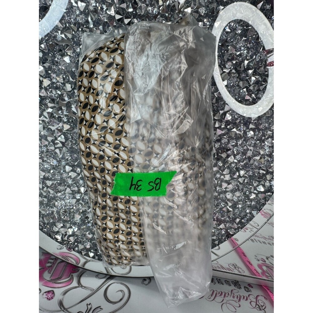 Taver & Blair pants geometric London Geometric Print Palazzo Pants Gold & Black - Picture 10 of 10
